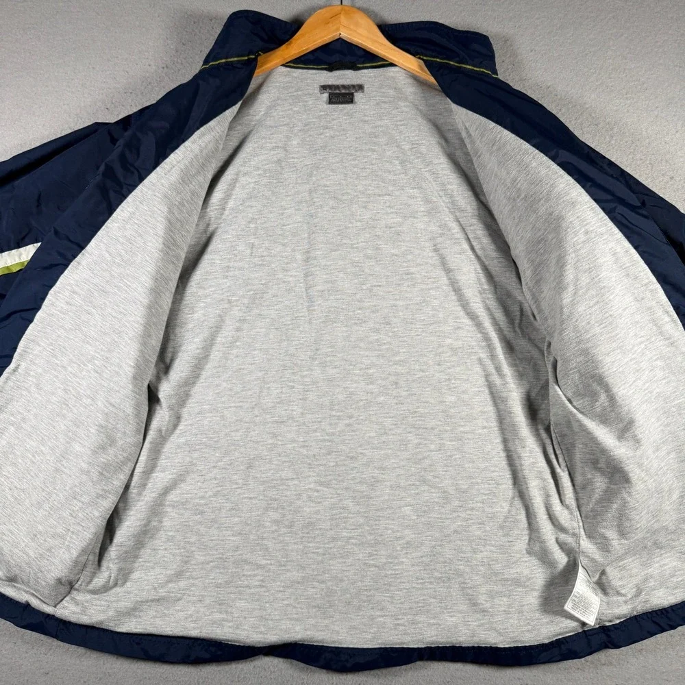 Vintage Nike Vintage Windbreaker Jacket Navy‎ Blue White Lime Green Mens Large